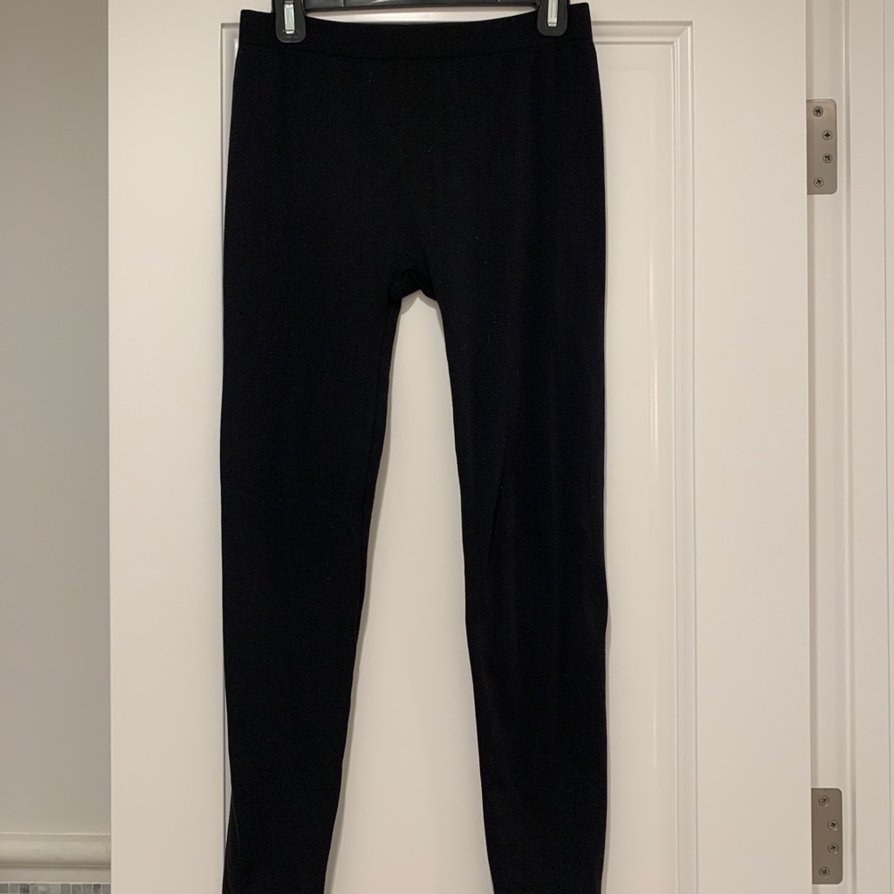 Black Polar Fleece Lined Leggings